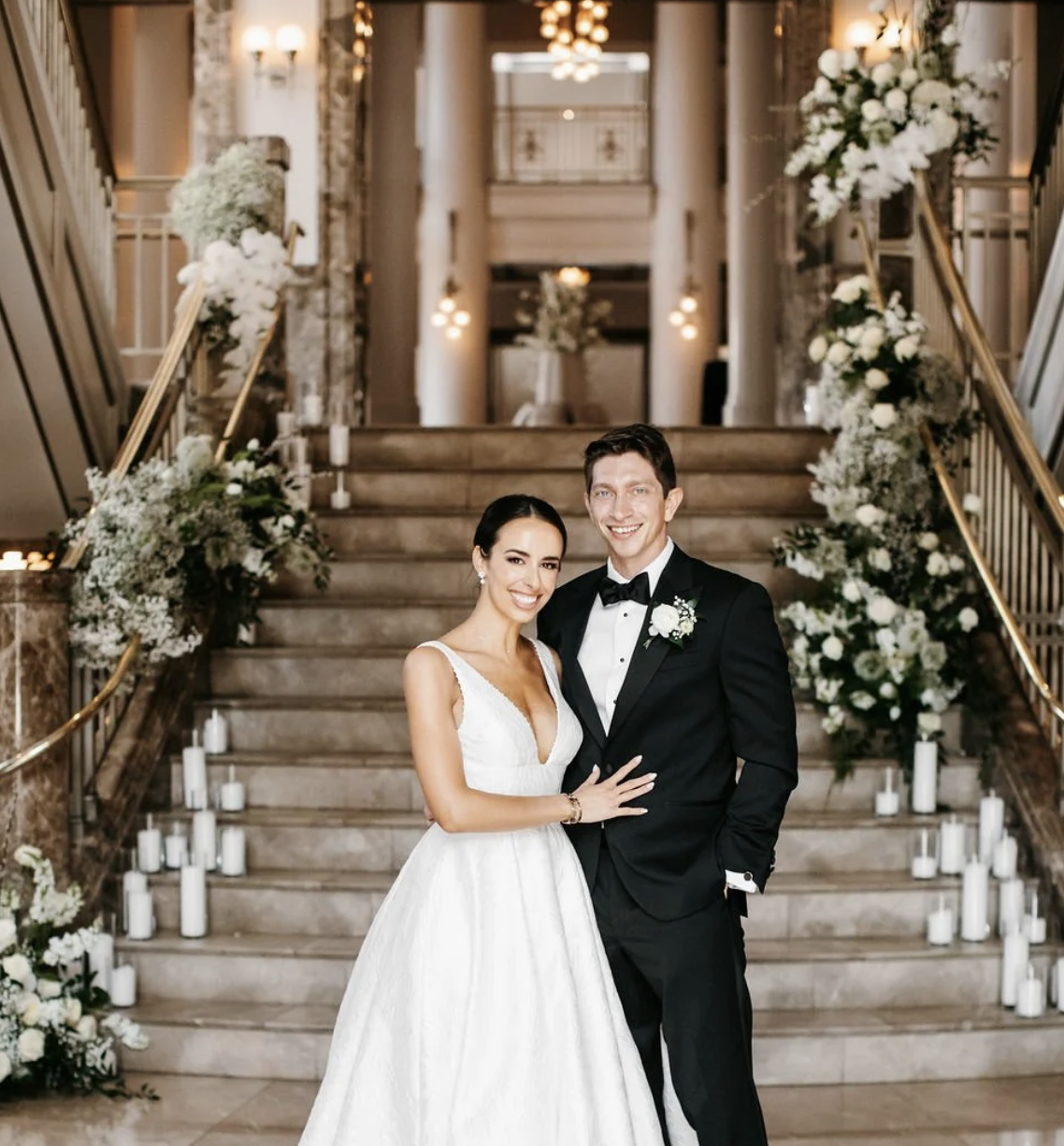 Wedding planner coordinated details on a Nashville wedding day