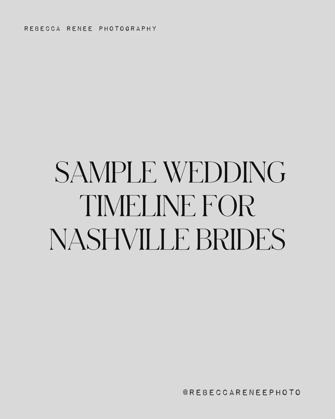 Say goodbye to the days of being removed from your wedding guests and opt in for the stress-free timeline. There are still ways to do this even when you skip the first look!

 Ready to map out your perfect day? Check out my full Wedding Timeline Gu